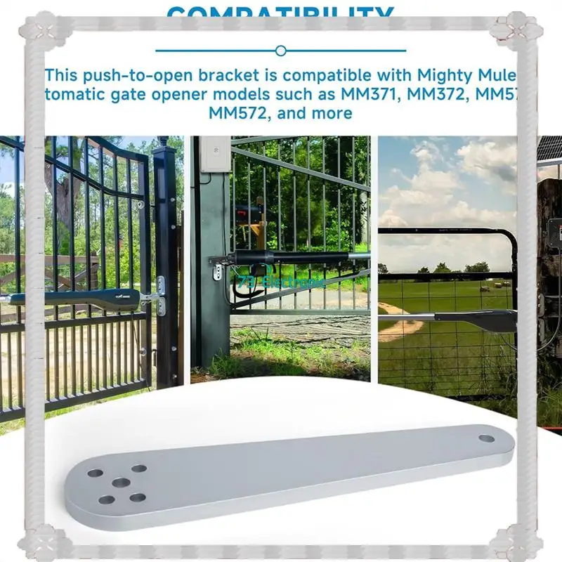 24-Hour Delivery Push To Open Gate Bracket FM148 For Mighty Mule Automatic Gate Openers,Electric Gate Opener Mounting Bracket
