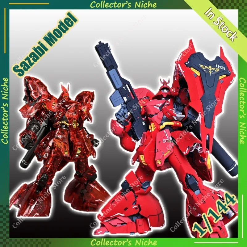 

Модель Four Seas RG 1/144 Sazabi с гальваническим покрытием, версия сборки, комплект модели, фигурки робота, пластиковая модель, детские игрушки, подарки на заказ