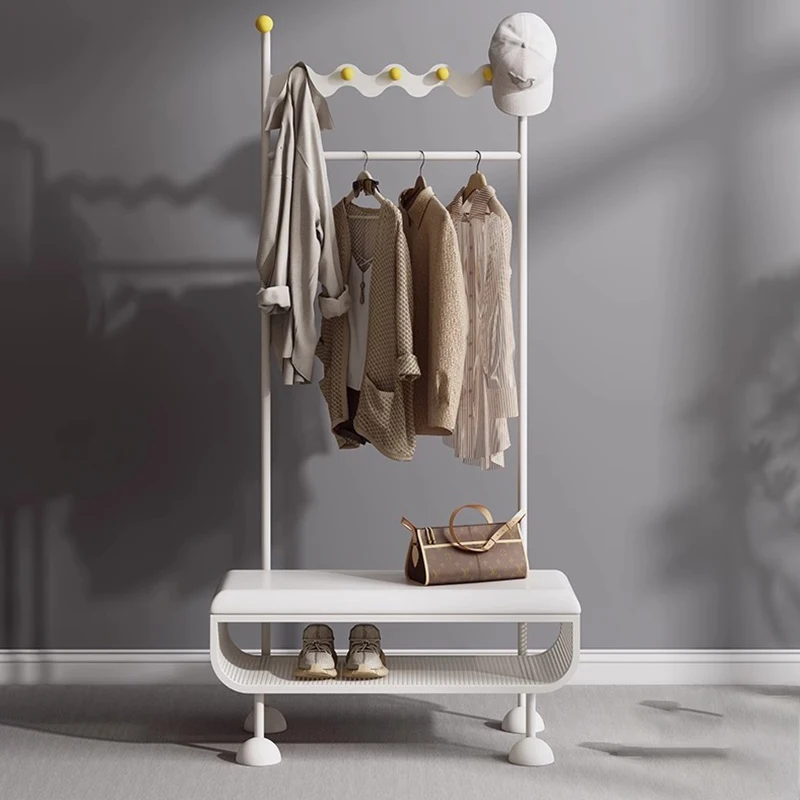 

Modern Luxury Coat Rack Creative Multifunction Hanger Stand Coat Rack Balcony Entrance Iron Perchero De Ropa Home Furniture