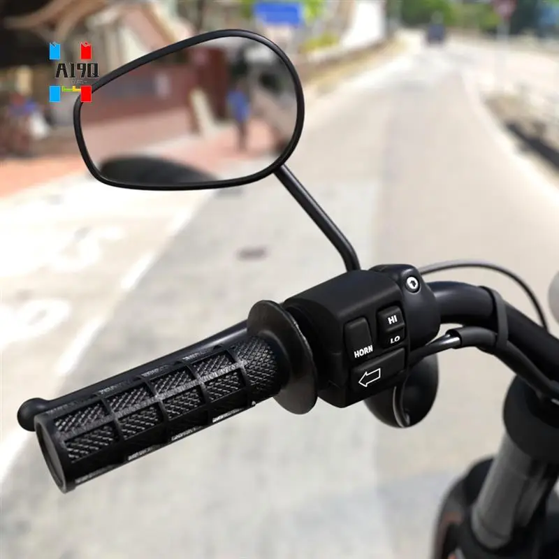 A19Q-antislip lock-on handvatten, universele motorfiets stuurgrepen met de snap-in cam, dirt pit bike handgreep