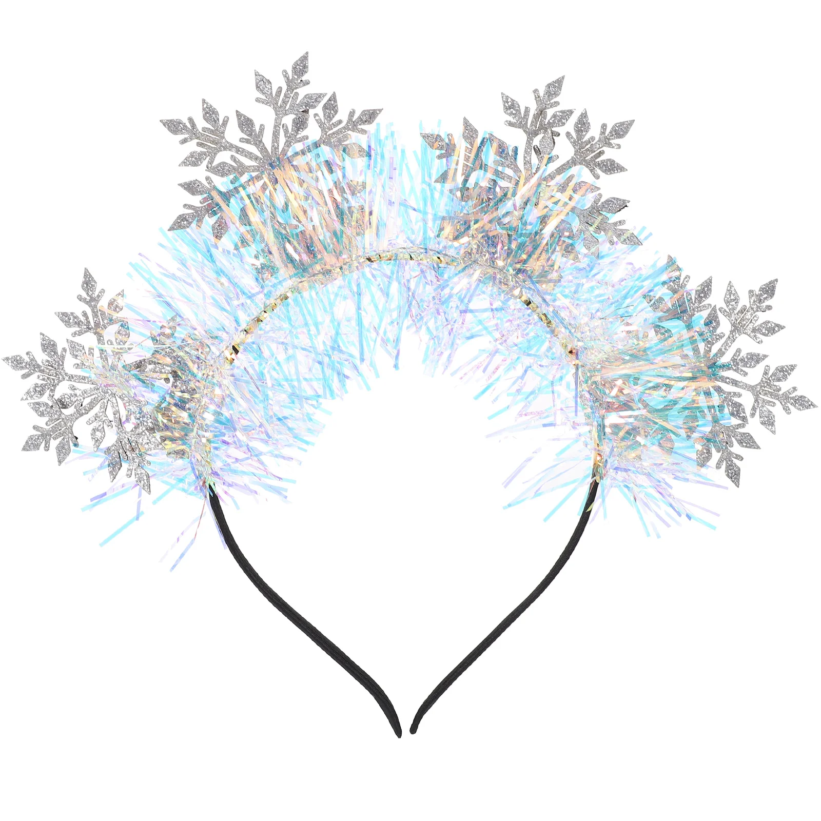 

Christmas Headband Snowflake Silver Party Women Hair Accessories for Girl Decorative Headbands