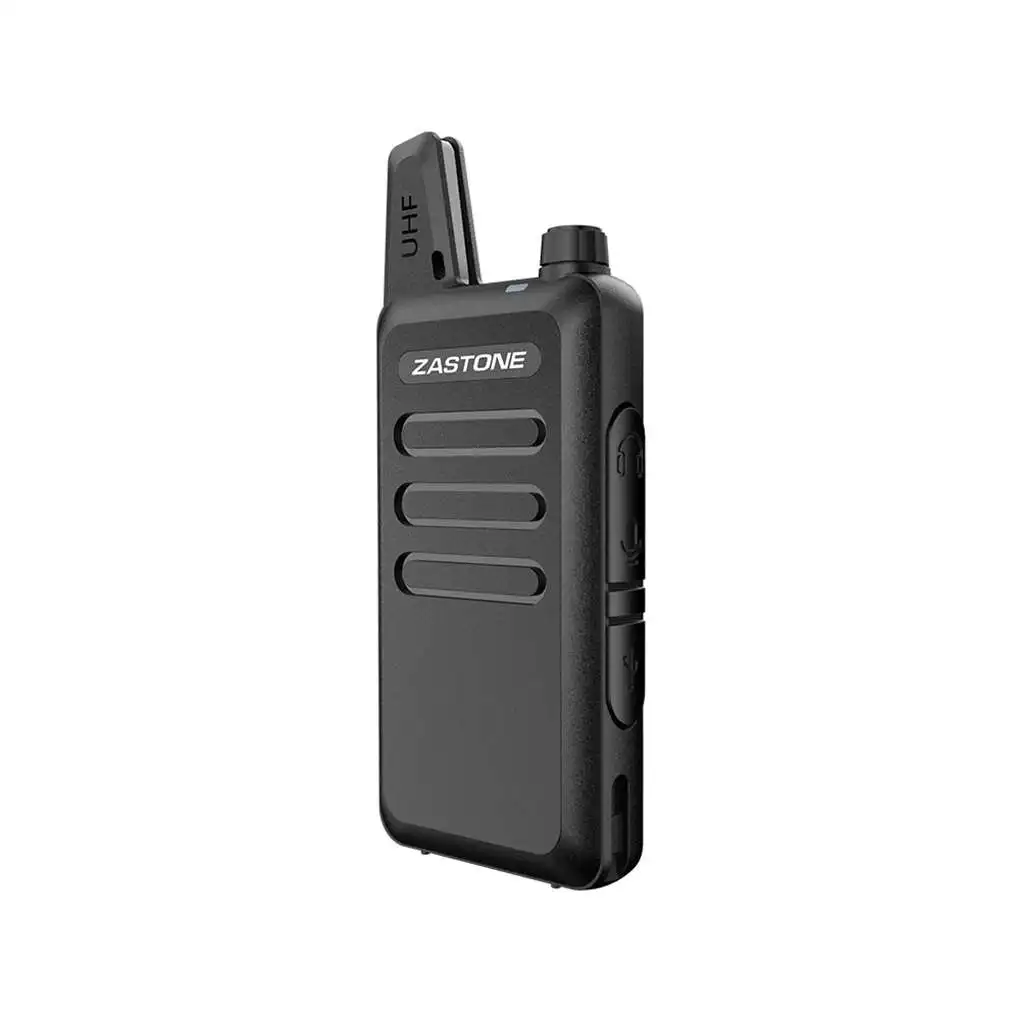 ZASTONE-X6 Mini Walkie Talkie, UHF 400-470MHz, 16 Canais, Rádio em Dois Sentidos, Intercomunicador Portátil