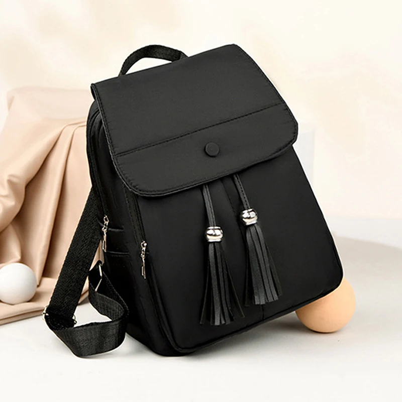 Backpack Fashion Women Solid Color Vintage Shoulder Bag Female Mini Travel Multi purpose Backpacks School Bags Girls