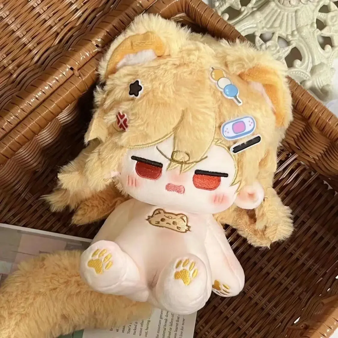 [in stock] 20cm Csonka genshin Becsapódás kaveh plushie Kitömött ruhát -ig Gyapot Babaarcú de nem okos nő Ábra models Kabala Babaarcú de nem okos nő toys Beküld Jóbarátok Felnőtt