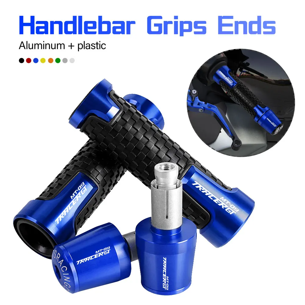 

7/8'' Anti-Slip Grip Hand Motorcycle Handlebar Handle Bar Grips End Plugs FOR YAMAHA TracerMT09GT MT09 TRACER GT 2018 2019 2020