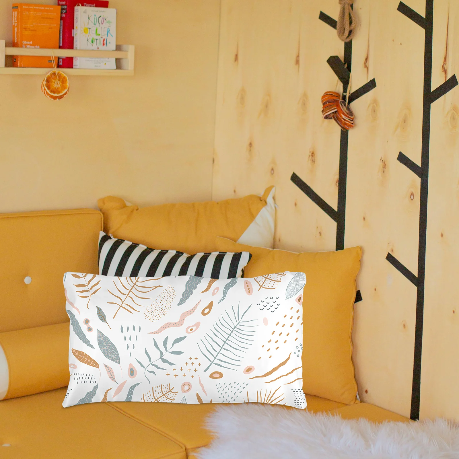 

2Pcs Sublimation Pillowcase Covers Blank Zipper Pillowcase Cover DIY Room Decor Throw Pillow Covers