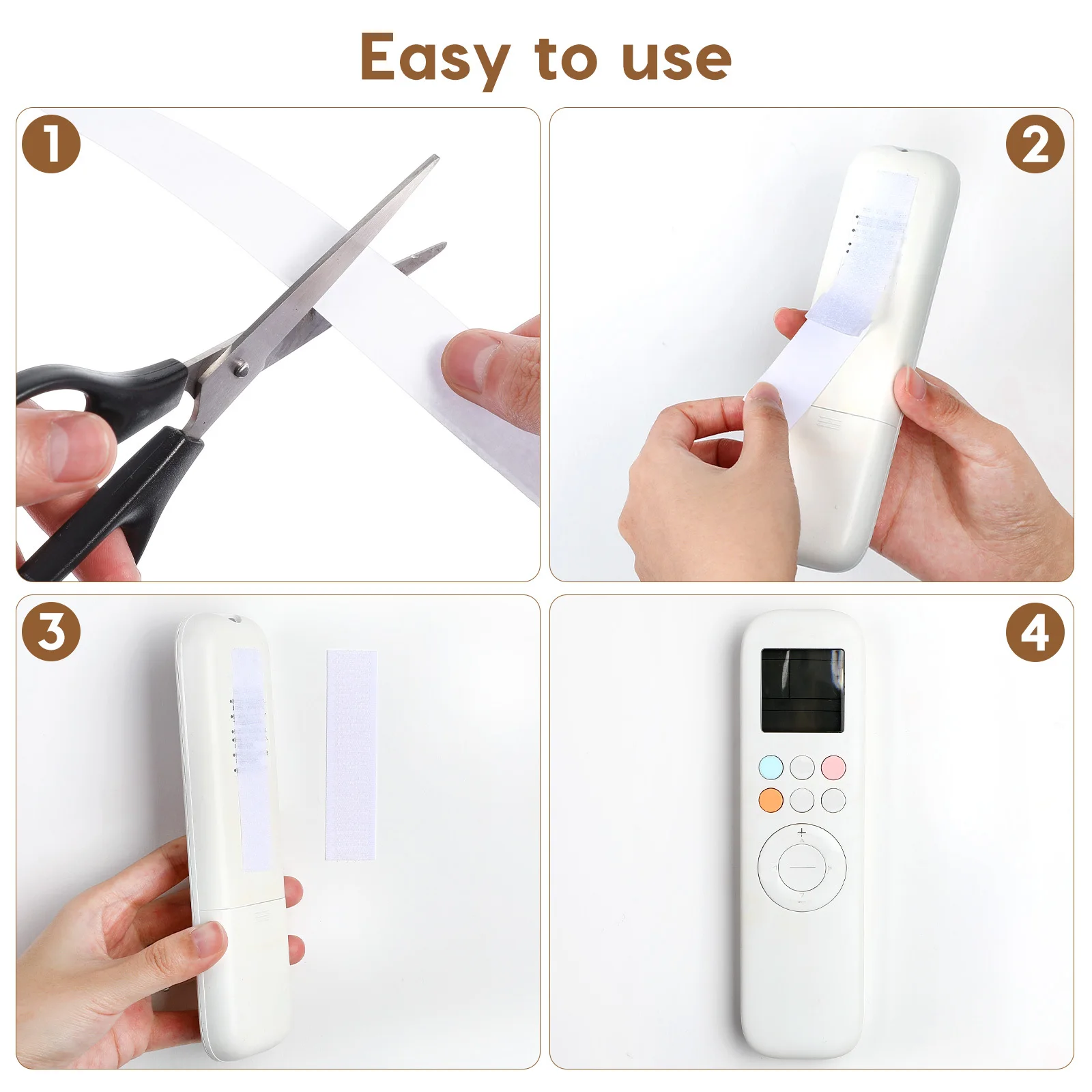 

2 pcs Tape Double Sided Hook Loop Self Adhesive Fastening Fixing Tools For Wall Clocks Frames Photos Murals Door Curtains