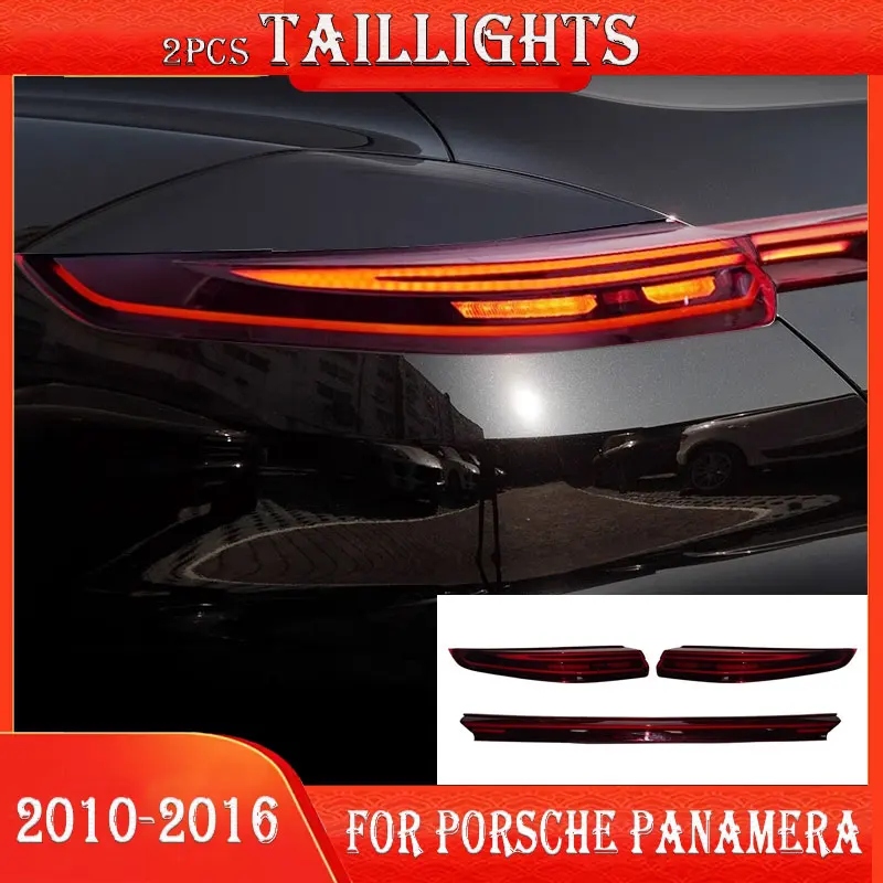 New LED Car Taillights For Porsche Panamera 970.2 2010-2016 Taillight Signals Auto Accessories Dynamic Turn Running Lights