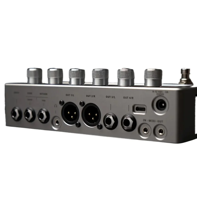 Electric bass integrated bass effects pedal