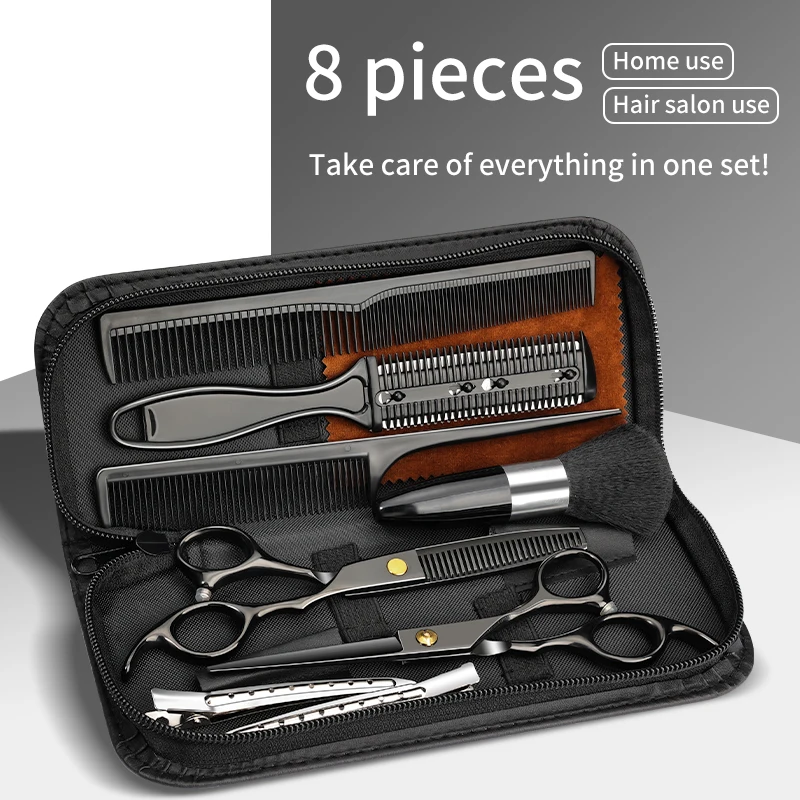 7 Inch Inch Scissors Set, Professional Cutting Scissors, Barber and Household Steel for Haircutting, Barber Shop, Hair Salon