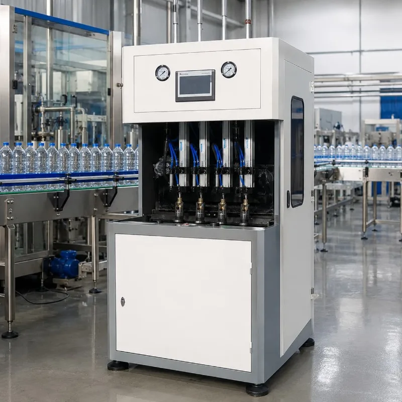 PET Bottle Blow Molding Machine Semi Automatic Plastic Bottle Maker Compact Unit Customized for Bottle Production