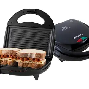 Sandwiche Mondial Fast Grill S -12 Schwarz 750W - 220 V 10 Hauptverkaufs -Sandwich und Grill - №3