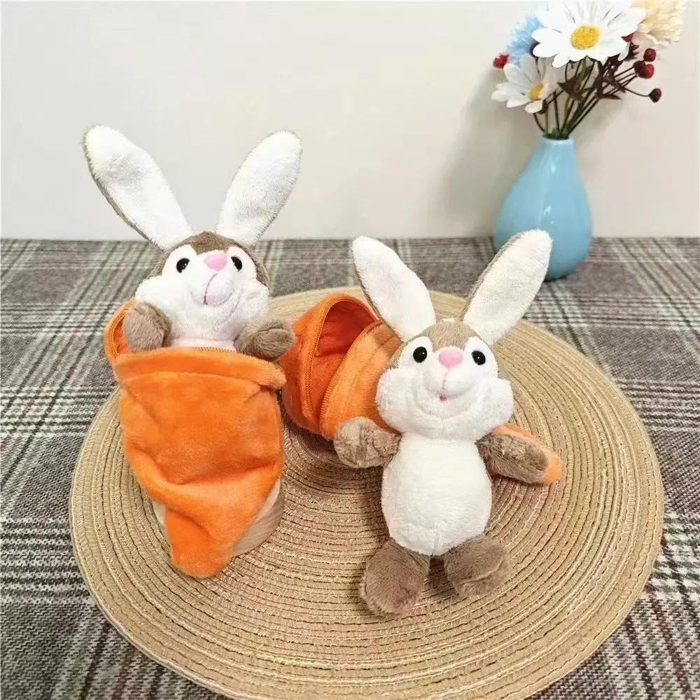 Porte-clés lapin carotte, jouets en peluche, pendentif lapin Anime, poupée en peluche, cadeaux, panier de pâques, 1 à 20 pièces