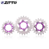 ZTTO MTB 1Speed Bike Cassette One Speed Cog 16T 17T 18T 19T 20T 21T 22T 23T Single Gear Fixed HG Freewheel K7 Bicycle Sprocket