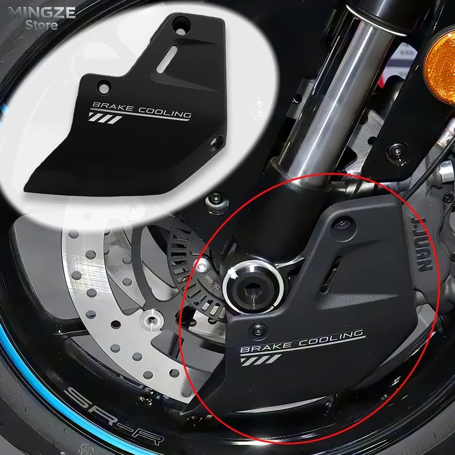 

For CFMOTO CF675SRR 675SR motorcycle parts front caliper vent hood protective cover shell protective plate guide cover
