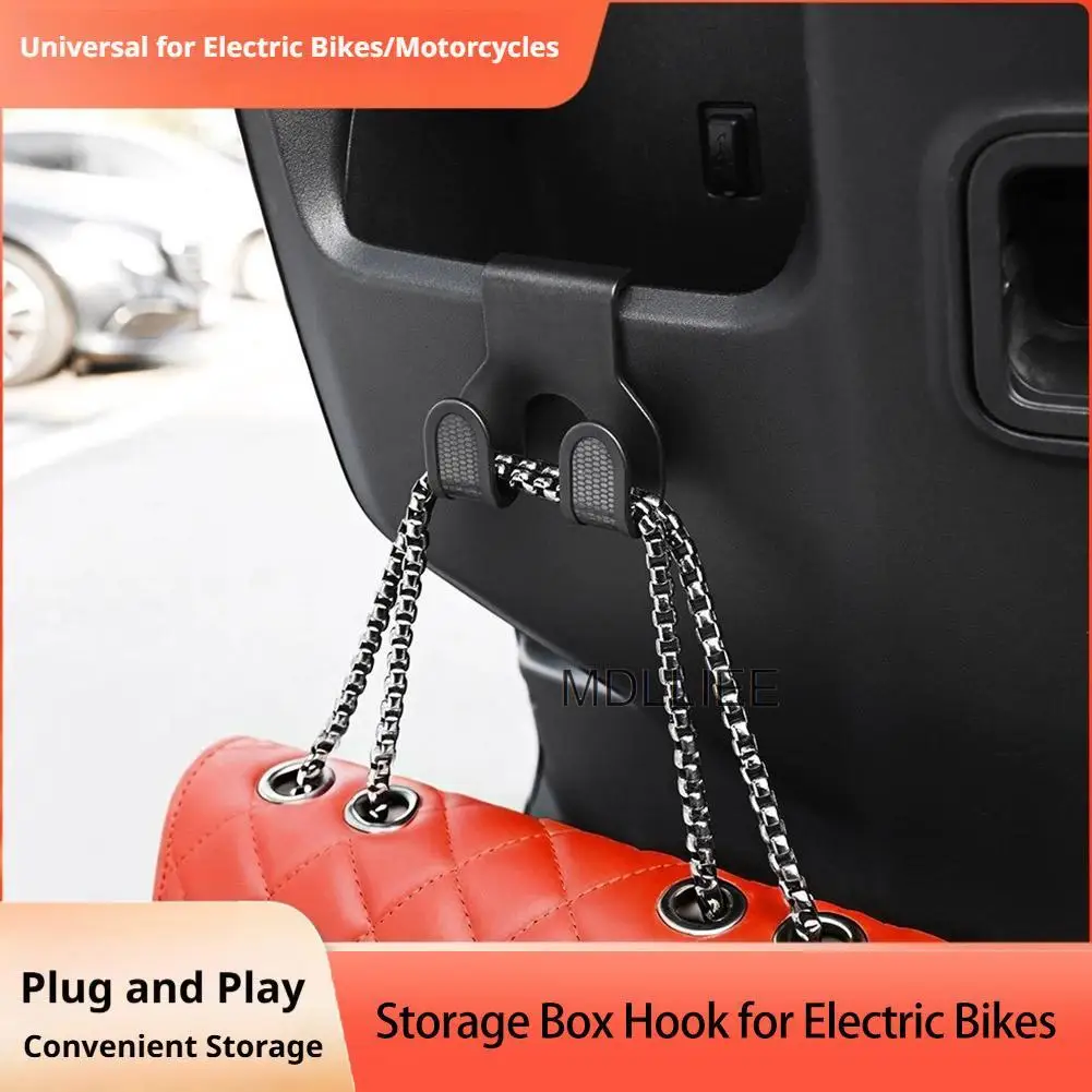 

Electric Vehicle Hook - Front Universal Universal Motorcycle Hook Box Electric Storage Motorcycle Hooks Hidden Vehi X8w9