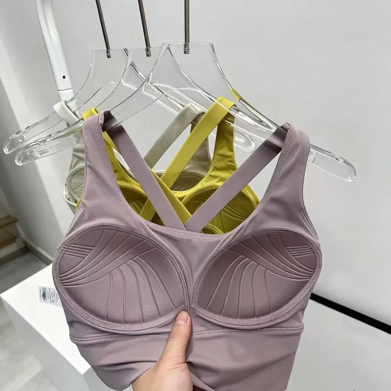 All-in-One Sport-BH-Kollektion: Hochintensiver, professioneller, stoßfester Lauf-BH für Yoga und Fitness, Sommerkleidung – Detail 9