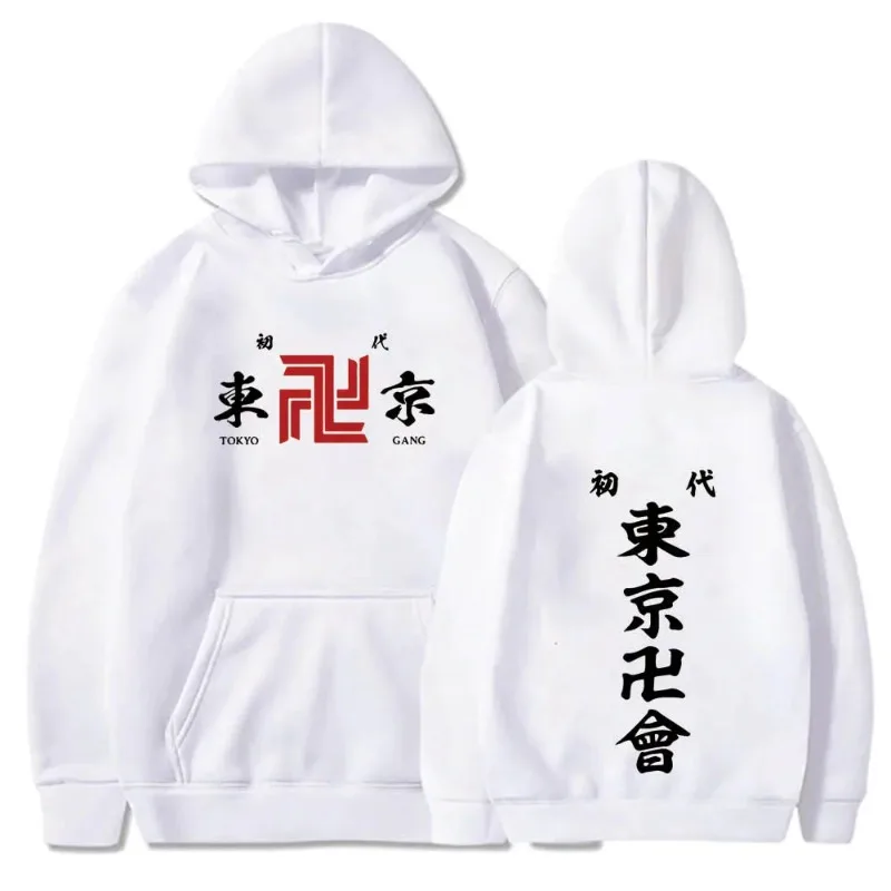 طوكيو المنتقمون هوديس المغني الجرافيك الطباعة بلوزات لمحبي عادية كم طويل الرجال/النساء الملابس الهيب هوب هود #2