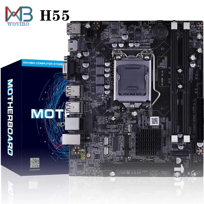 Go! H55 Motherboard LGA 1156 DDR3 Memory For Intel LGA1156 Desktop Mainboard I3 I5 I7 Xeon x3470 Computer Placa Mae