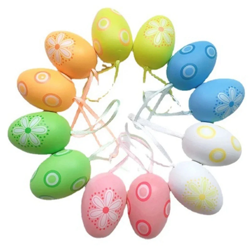 Easter DIY Hand-Painted Eggs Kindergarten Coloring Toys Simulation Eggs Coloring Eggs