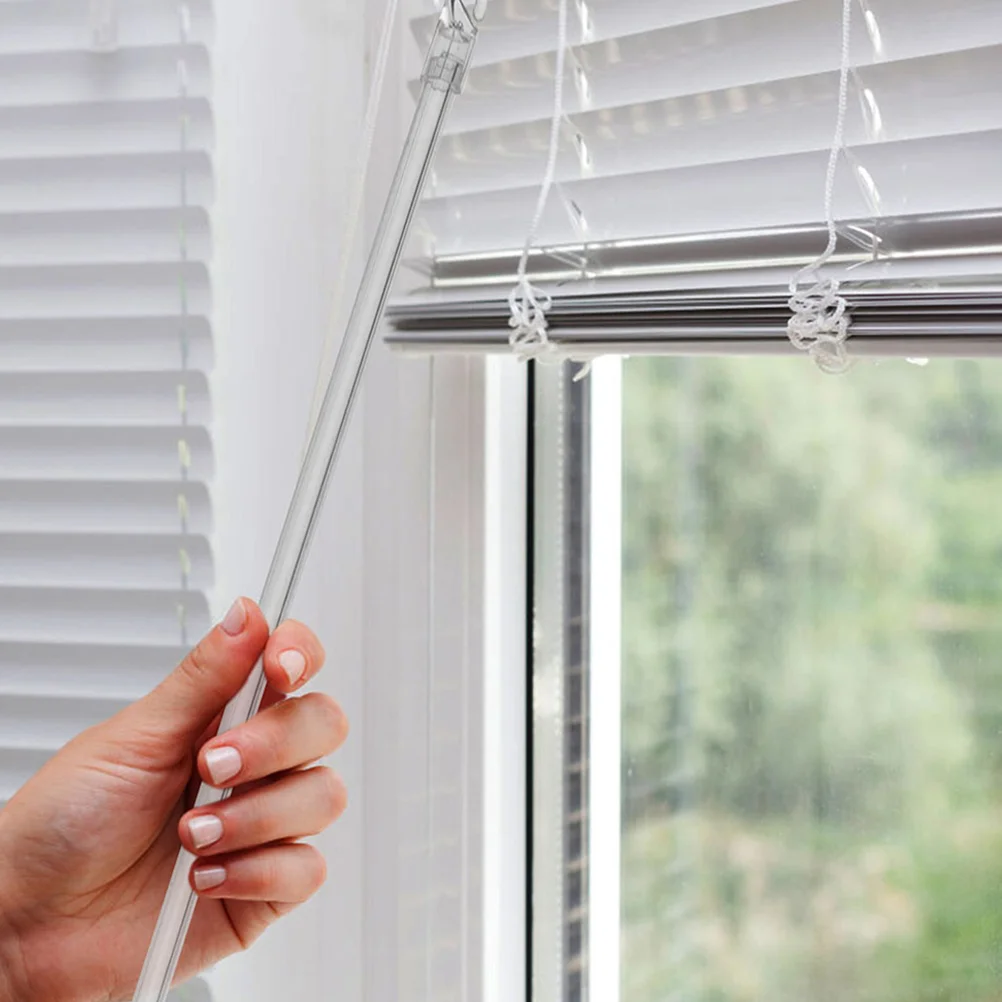 Venetian Blind Rod Drapes Curtain Hooks Opener Replacement Wand with Vertical Repair Pp Office Stick Pull Tilt