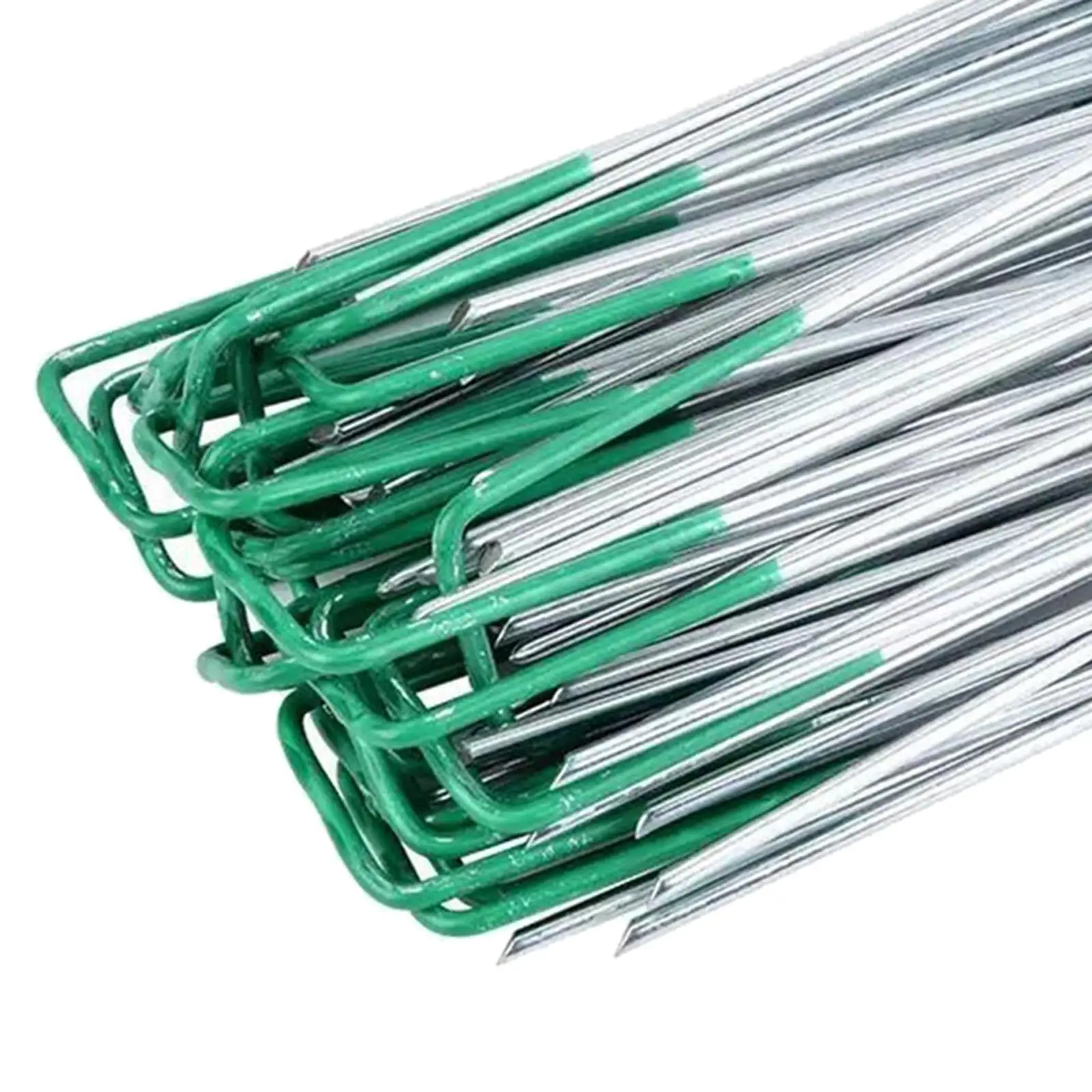50 個の亜鉛メッキワイヤータイプのアースネイルヤードテントステークツール