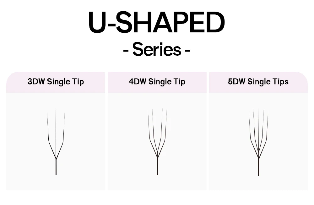 NATUHANA U-förmige 3D 4D 5D Wimpernverlängerung YY Lashes Superweiche, vorgefertigte Volumen-Fächerwimpern C/D natürliche Wispy Lash – Detail 3