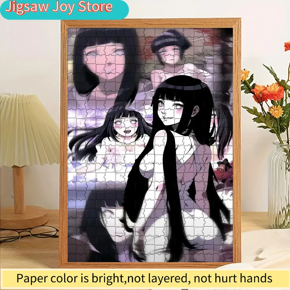 

Naruto Hinata Hyuga Evolution Paper Puzzle, Vibrant Anime Art Featuring Hinata Hyuga's Iconic Moments and Character Development,