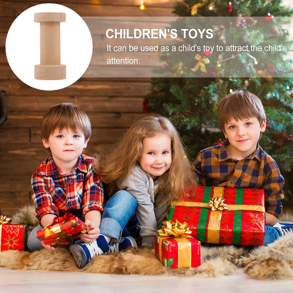 

Набор из 2 деревянных шпулок для пряжи и ниток, органайзер для шитья, эффективное хранение для швейной комнаты, для вышивки, квилтинга, вязания