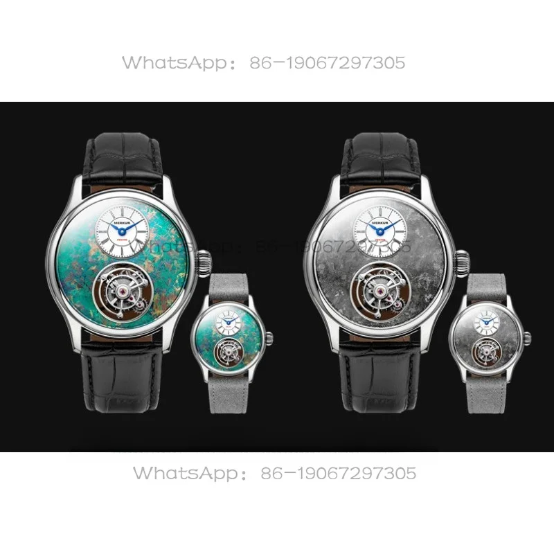 True Tourbillon Men's Mechanical Watch High-end Famous Watch Battery-free Round Men's Watch