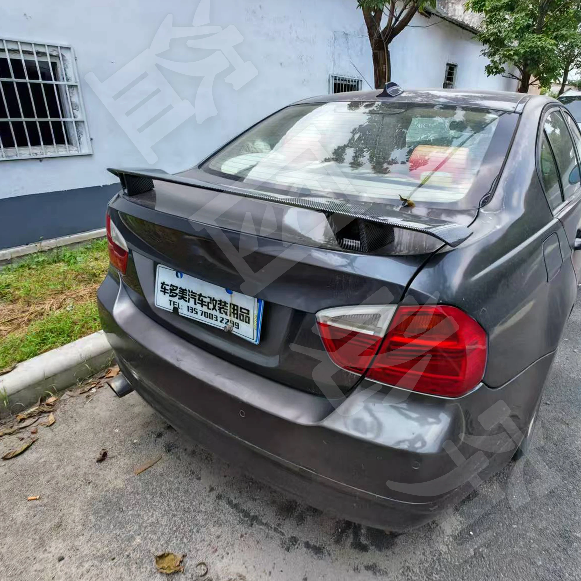 

Black spoiler suitable for BMW 3 Series E90 318i 320i 325i 2005-2012 ABS rear trunk lid wing MK style body kit accessories