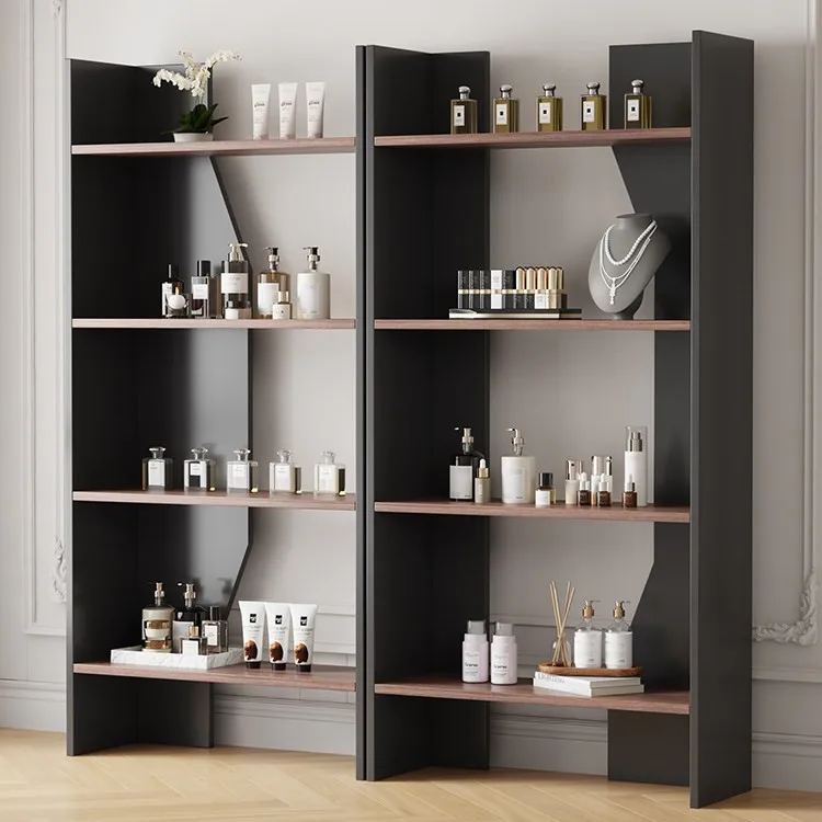 Multi-layer Shelf Haircut Product Sample Showcase Pet Store Cosmetics Display Cabinet Stall Swing Commercial