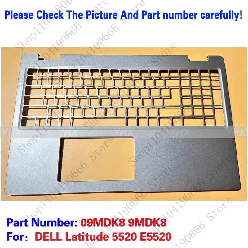 

bd СЕРЫЙ новый для DELL Latitude 5520 E5520, верхняя крышка упора для рук, корпус C 09MDK8.