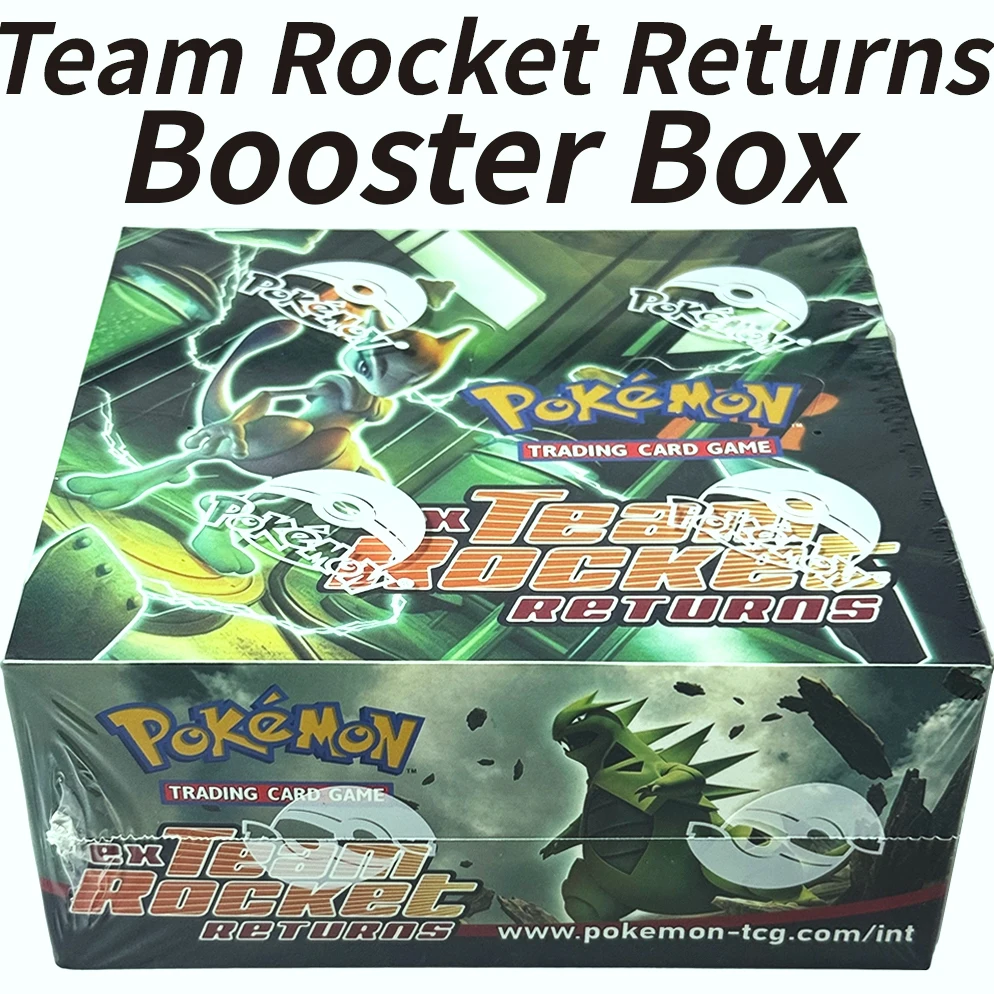 PKM EX Team Rocket Returns Booster Pack Box Rare Collection Board PTCG Proxy 1Box 36Packs Gyarados/Mewtwo/Scyther/Tyranitar Pack