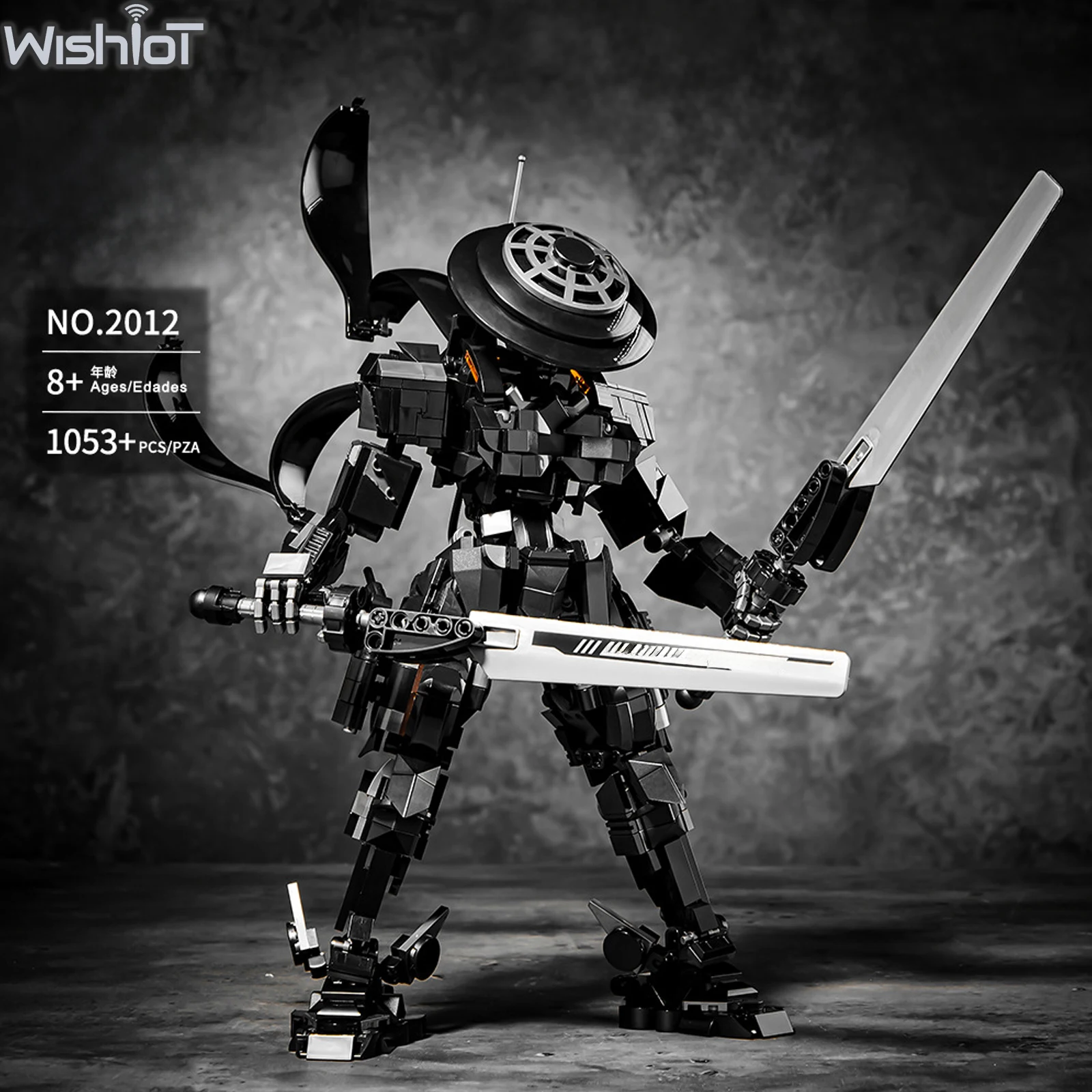 

1053PCS MOC 2-IN-1 Snake Eyes Building Blocks Movie Game Action Figure Model Dual Blade Mech Warrior Gun Toy Kids Creative Gifts