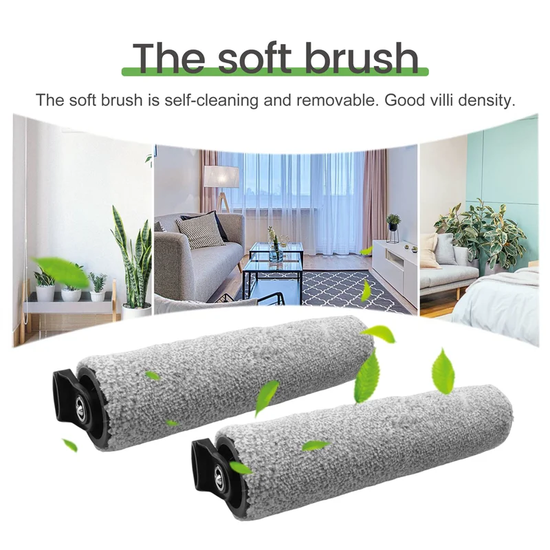 

ABUH-сменные щетки и вакуумные фильтры для Tineco Ifloor 3 и Floor One S3, детали беспроводного пылесоса для влажной и сухой уборки