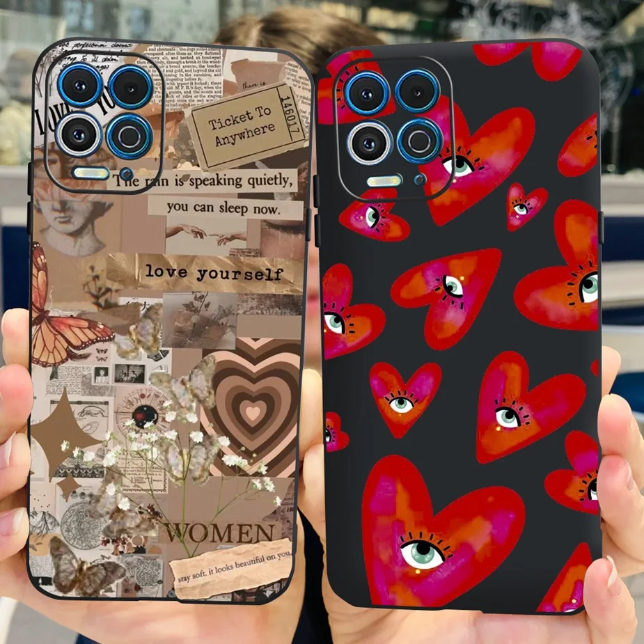 For Motorola Moto G100 Case Stylish Painted Back Cover Soft Silicone Phone Case For Motorola Edge S EdgeS Moto G100 Coque Bumper