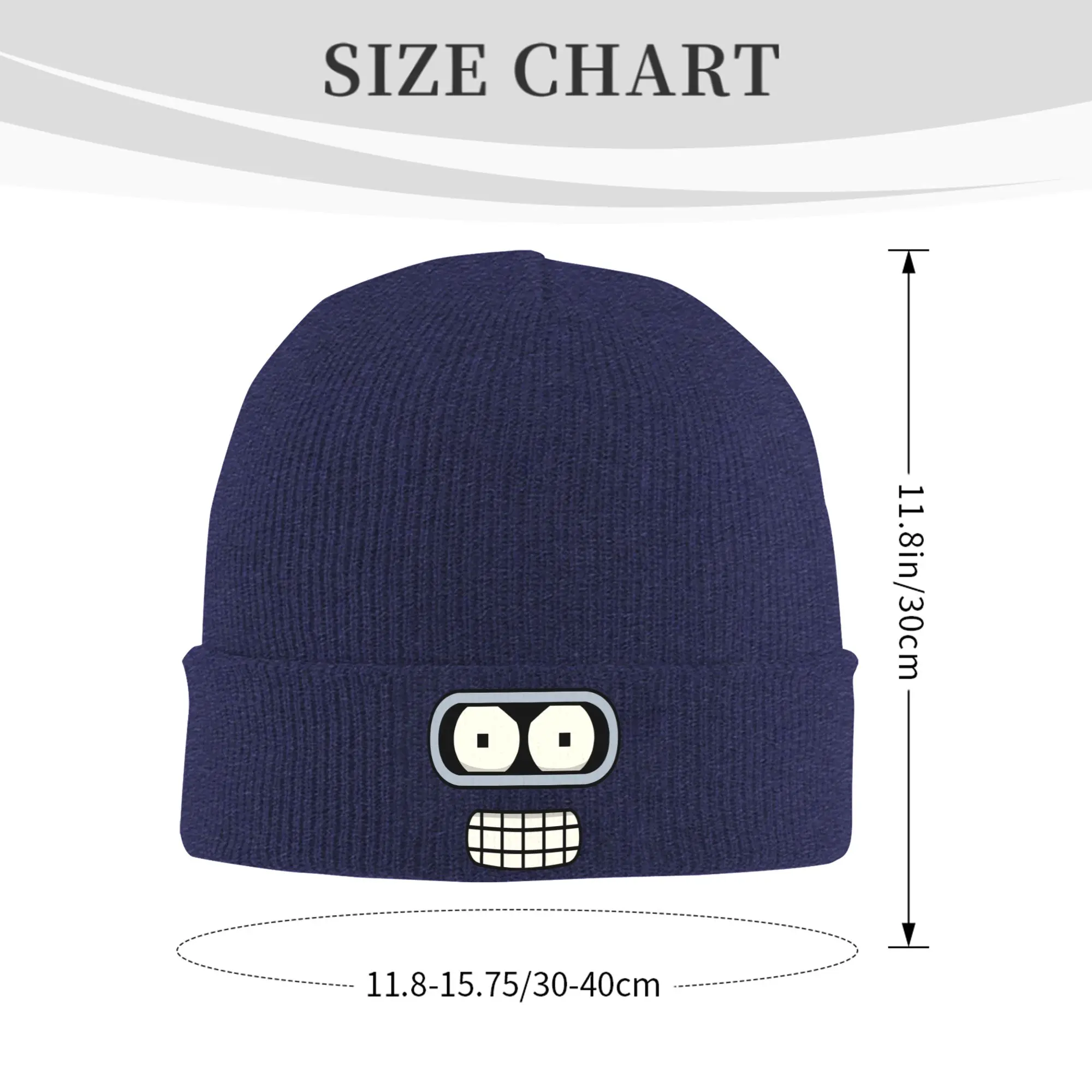 Futuramas Cartoon Comic Knitted Hat Beanies Winter Hat Warm Unisex  Fashion  Cap Men Women Gift,