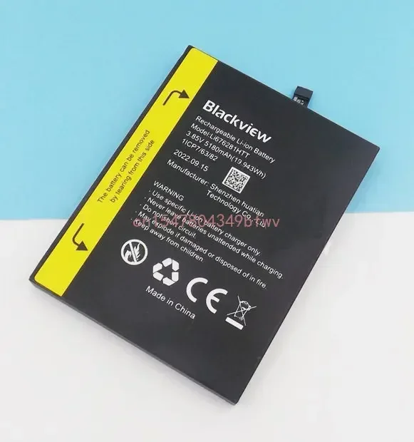 

5580mah Li676281HTT For Blackview BV7200 Smartphone IP68 Phone battery