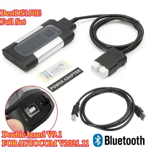 Tablero doble V9.1 V2021.11 Autocoms Ds150e Delphis OBD escáner herramienta de diagnóstico coche camión Tcs cdp pro juego completo 2024 2025 2021