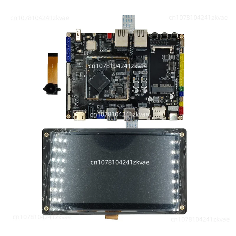 Placa de controle industrial, placa do desenvolvimento, processador A55, NPU, Android 11, Linux, RK3399 super, núcleo RK3568