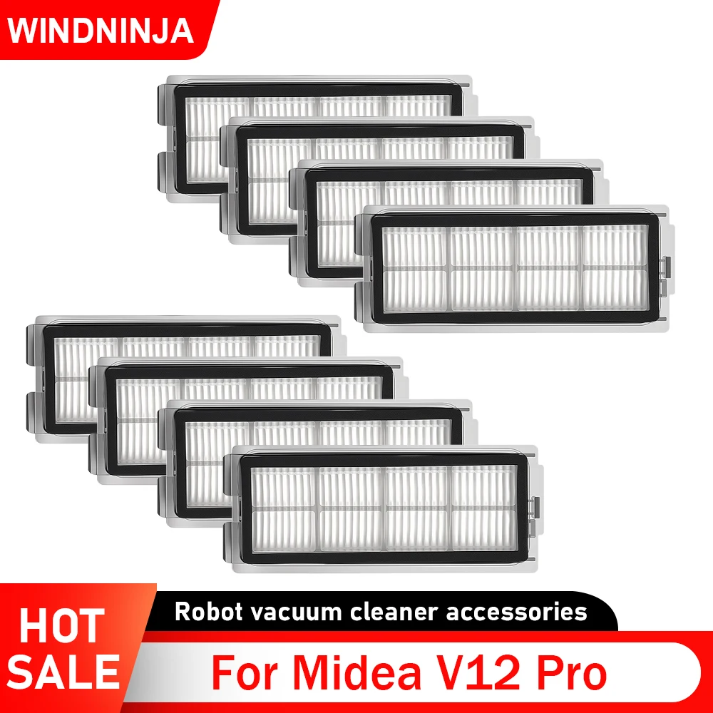 

HEPA-фильтр для робота-пылесоса Midea V12 Pro, аксессуары, сменный моющийся фильтр, запасные части для бытовой техники
