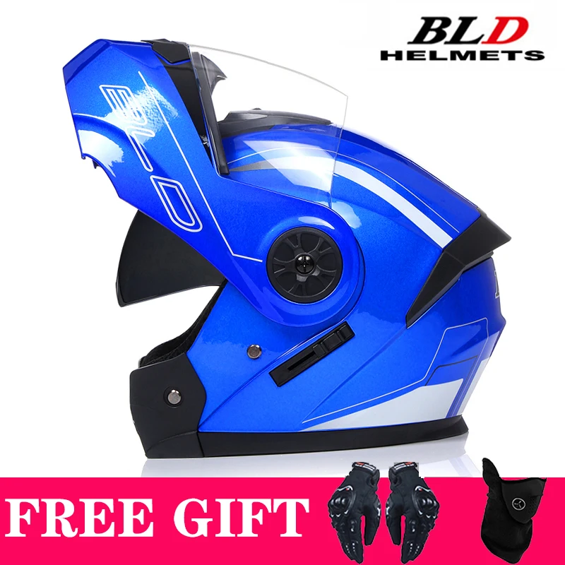 

Personalised Motorcycle Flip Up Helmet Men Women Safety Downhill Motocross Racing Modular Full Face Casco Moto DOT Approved