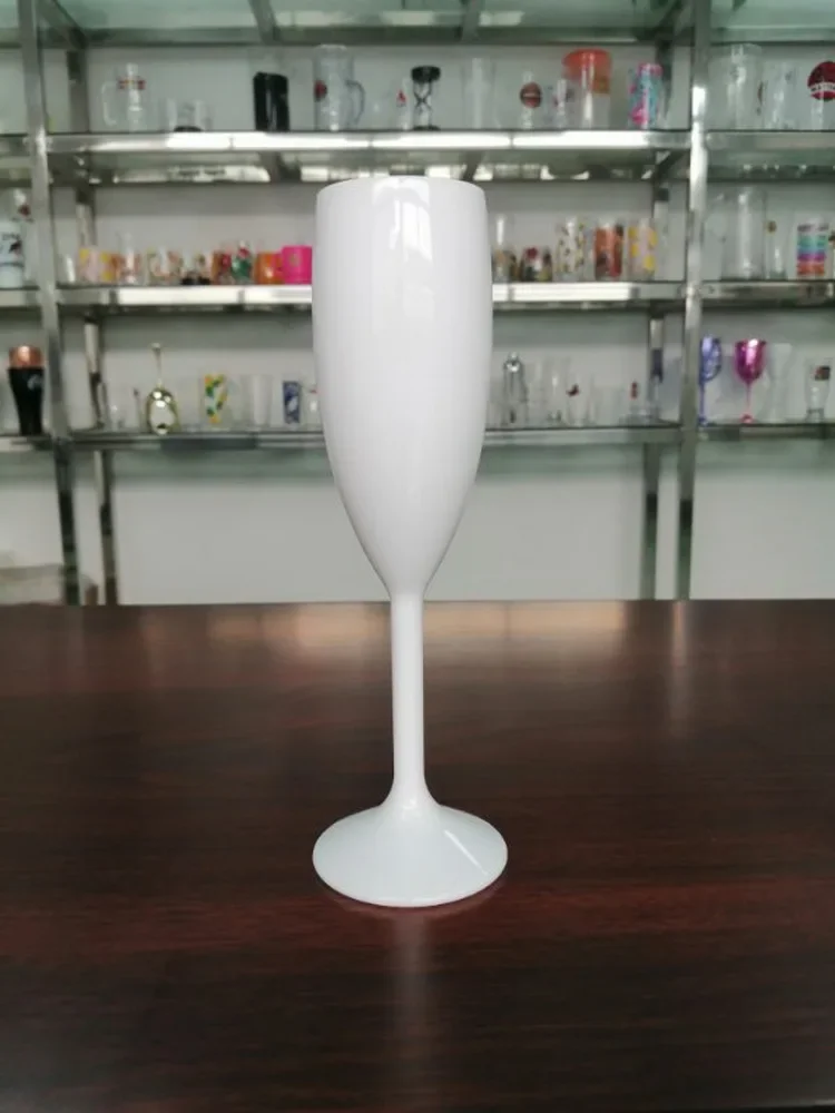 2pcs Acrylic Goblet Slim Champagne Glass Acrylic Plastic Celebration Party Drinkware Drinks Wine champagne cups