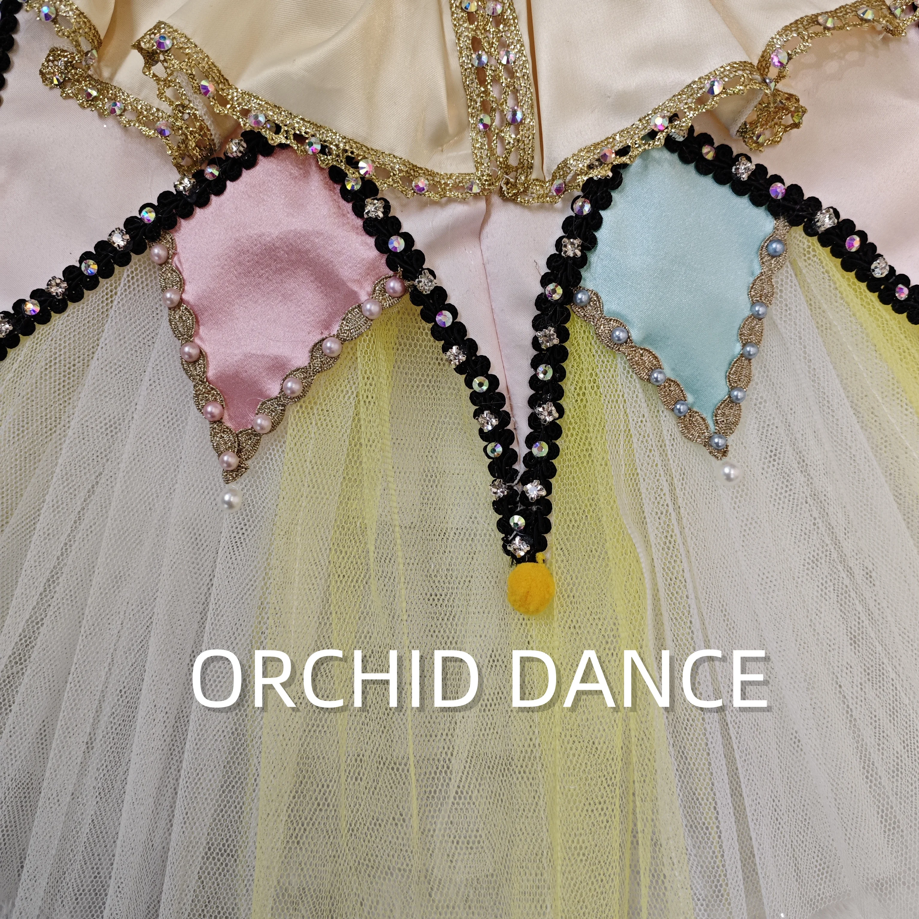 BT01597 vendita calda di alta qualità Design unico Bambini Ragazze Bambini Donne Abbigliamento da prestazione per adulti Costumi tutu di balletto giallo