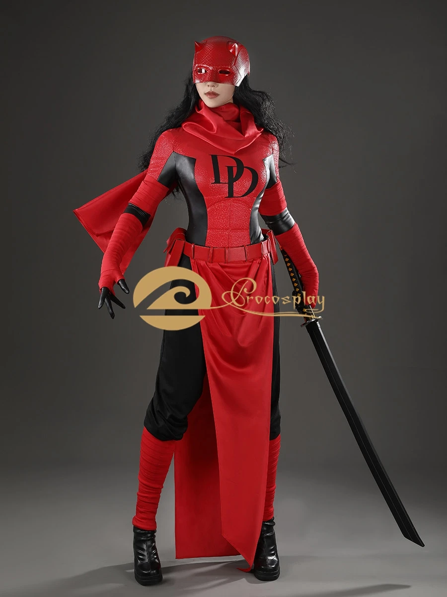 

Elektra Natchios Cosplay Costume 2025 Comic Women Red Outfit for Role Play
