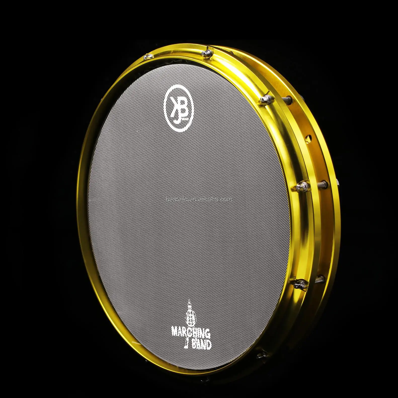 

Beatello Professional Carbon Fiber Drunhead 14 Inch Ultra-thin Portable Carbon Steel Marching Professional Snare Drum