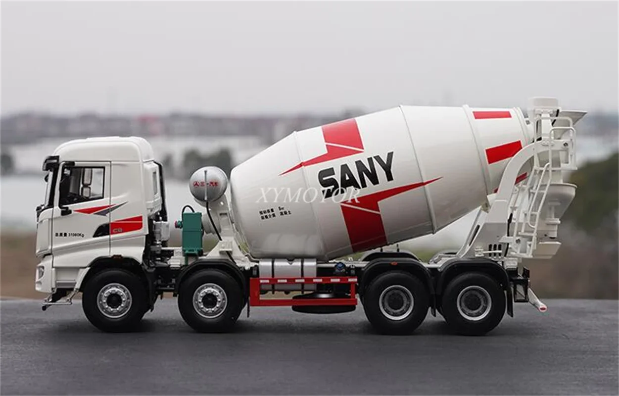 

1/24 SANY Concrete Mixer Cement tanker Truck 8*4 Diecast Model Car Truck Kids Toys Hobby Gifts Collection Ornaments Display