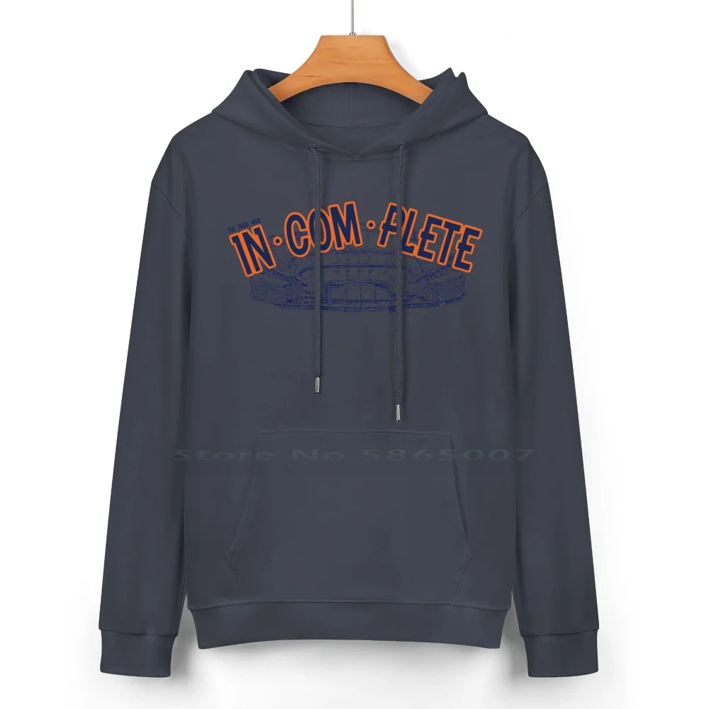 In-Com-Plete Cotton Hoodie Sweater 24 Colors Denver Colorado Broncos Country Mile High John Elway Peyton Manning 100% Cotton