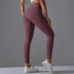 Pantalones de Yoga para mujer, mallas deportivas transpirables de cintura alta para correr y ciclismo, ropa de gimnasio para entrenamiento de verano